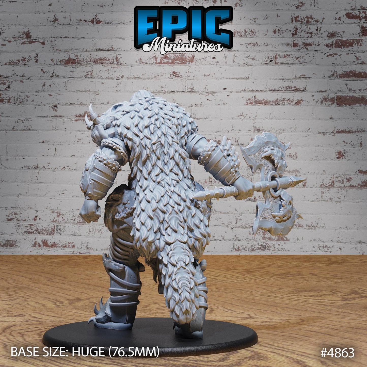 Giant Dragon Hunter (3 Variants Available) - Epic Miniatures