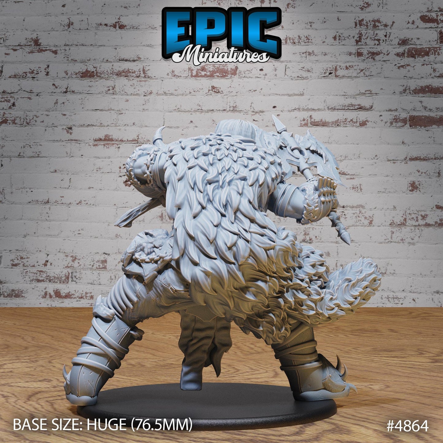 Giant Dragon Hunter (3 Variants Available) - Epic Miniatures