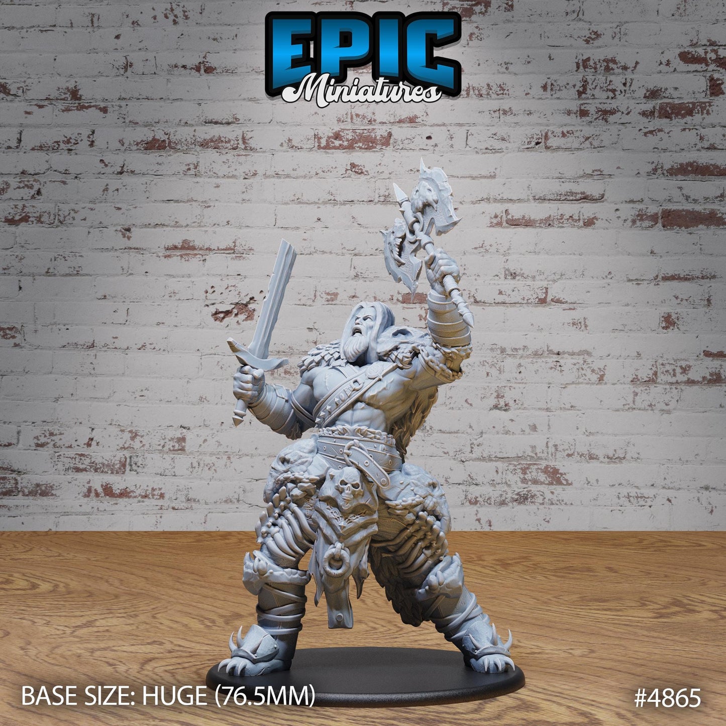 Giant Dragon Hunter (3 Variants Available) - Epic Miniatures