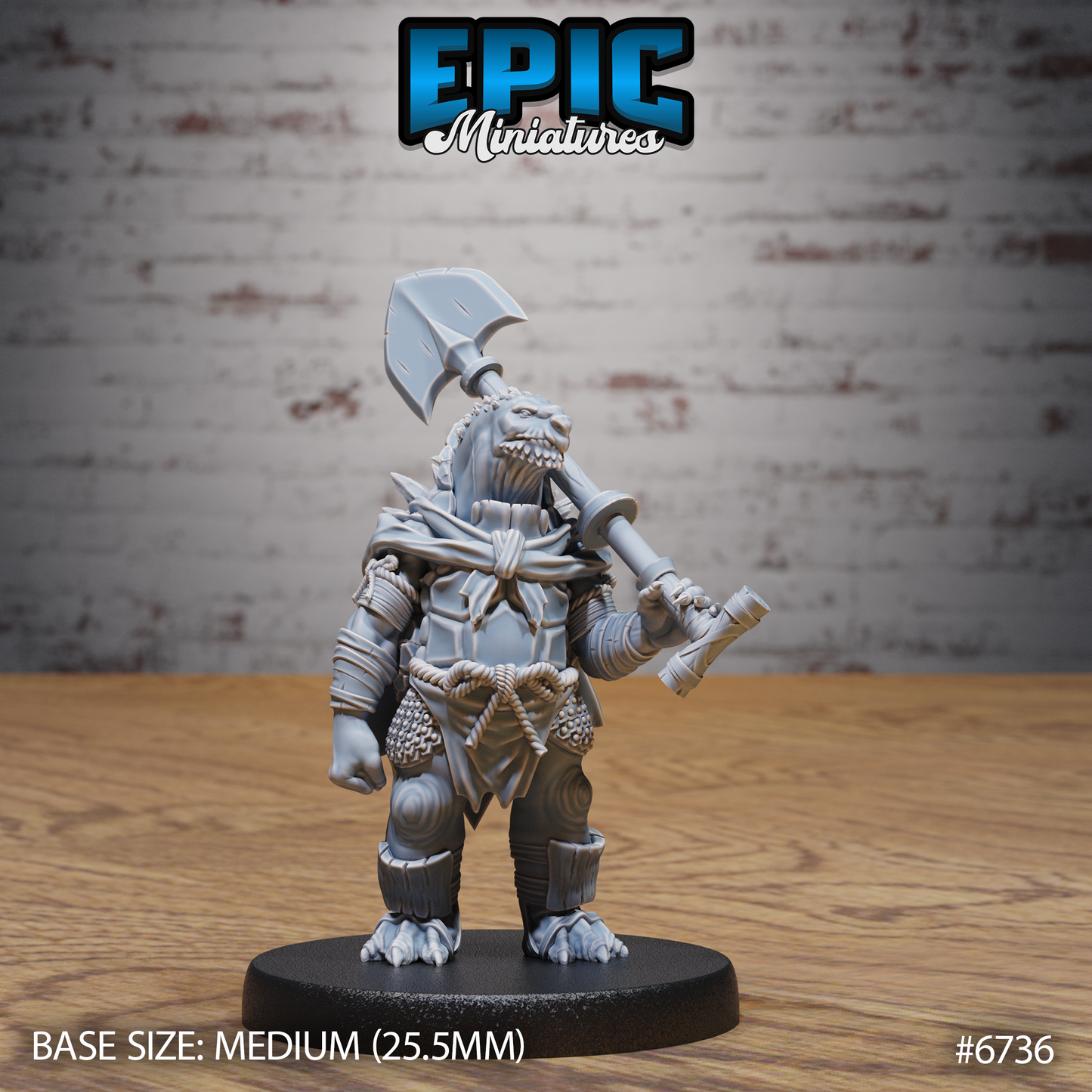 Turtlefolk Grave Robber (3 Variants Available) - Epic Miniatures