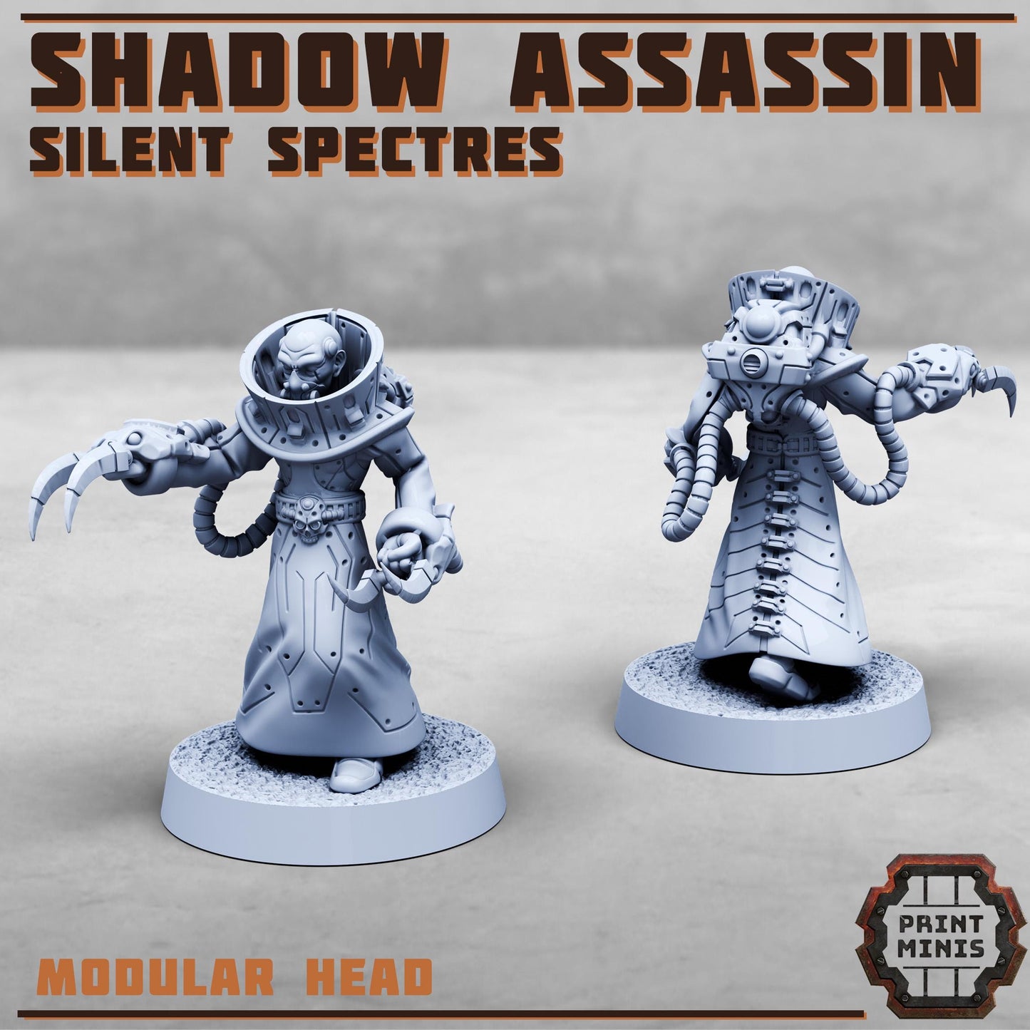 Shadow Assassin, Silent Spectres (2 Variants Available) - Print Minis