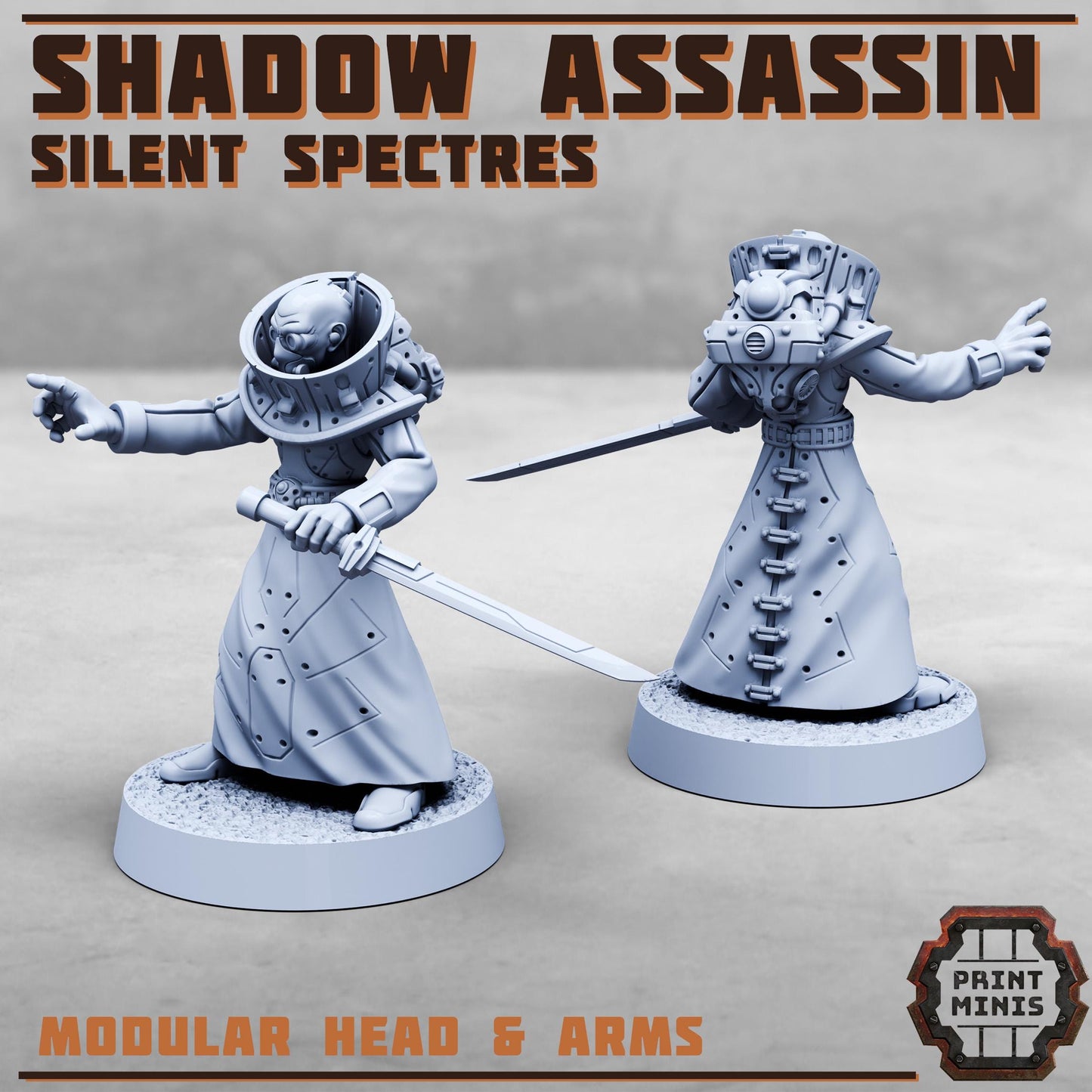 Shadow Assassin, Silent Spectres (2 Variants Available) - Print Minis