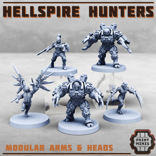 Hellspire Hunters (5 Variants Available) - Print Minis