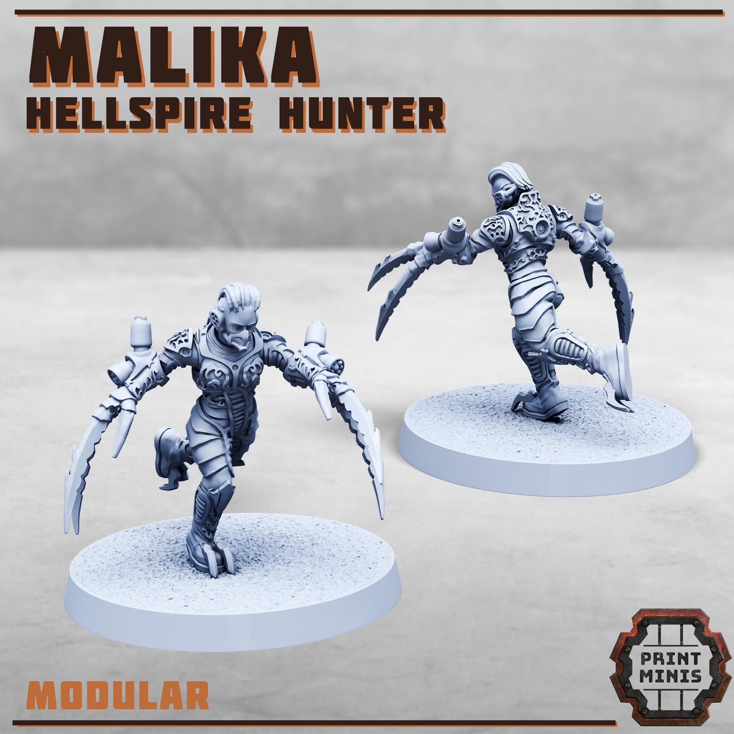 Hellspire Hunters (5 Variants Available) - Print Minis