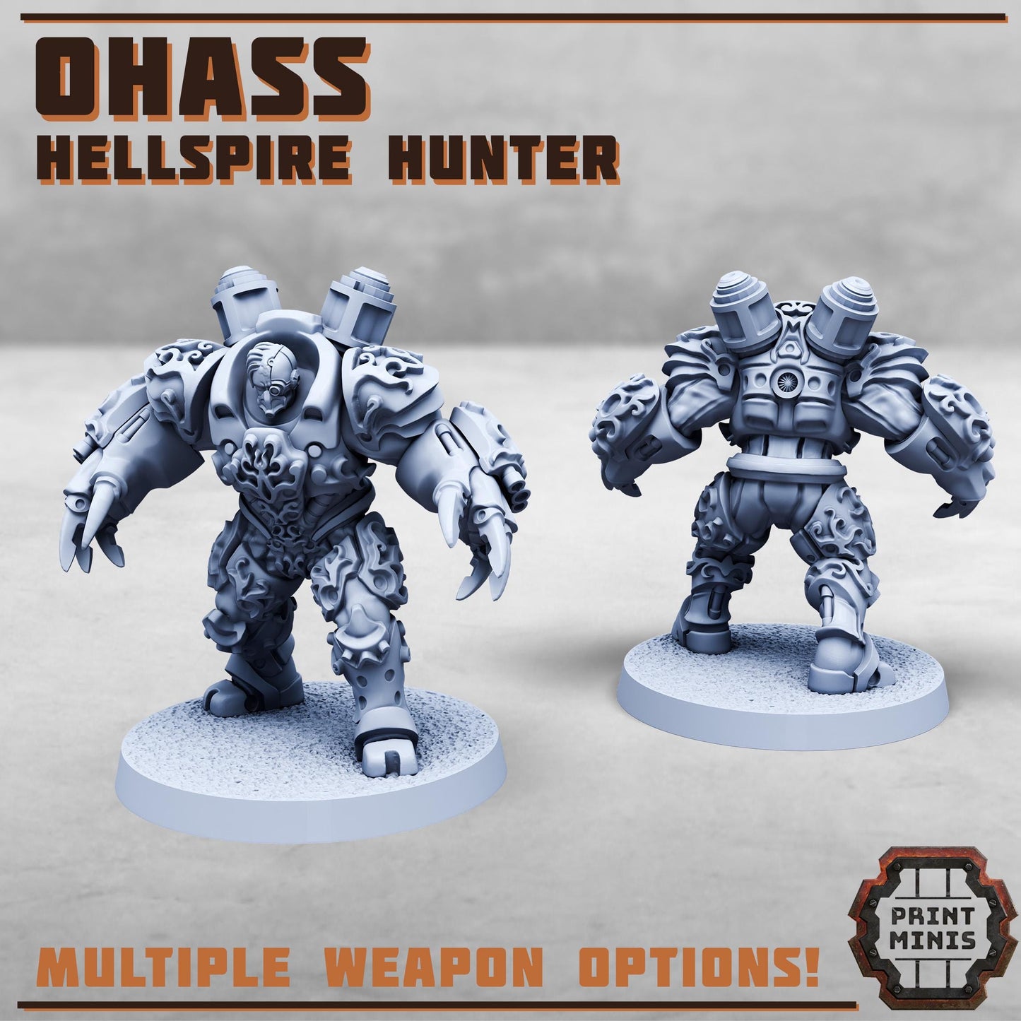 Hellspire Hunters (5 Variants Available) - Print Minis