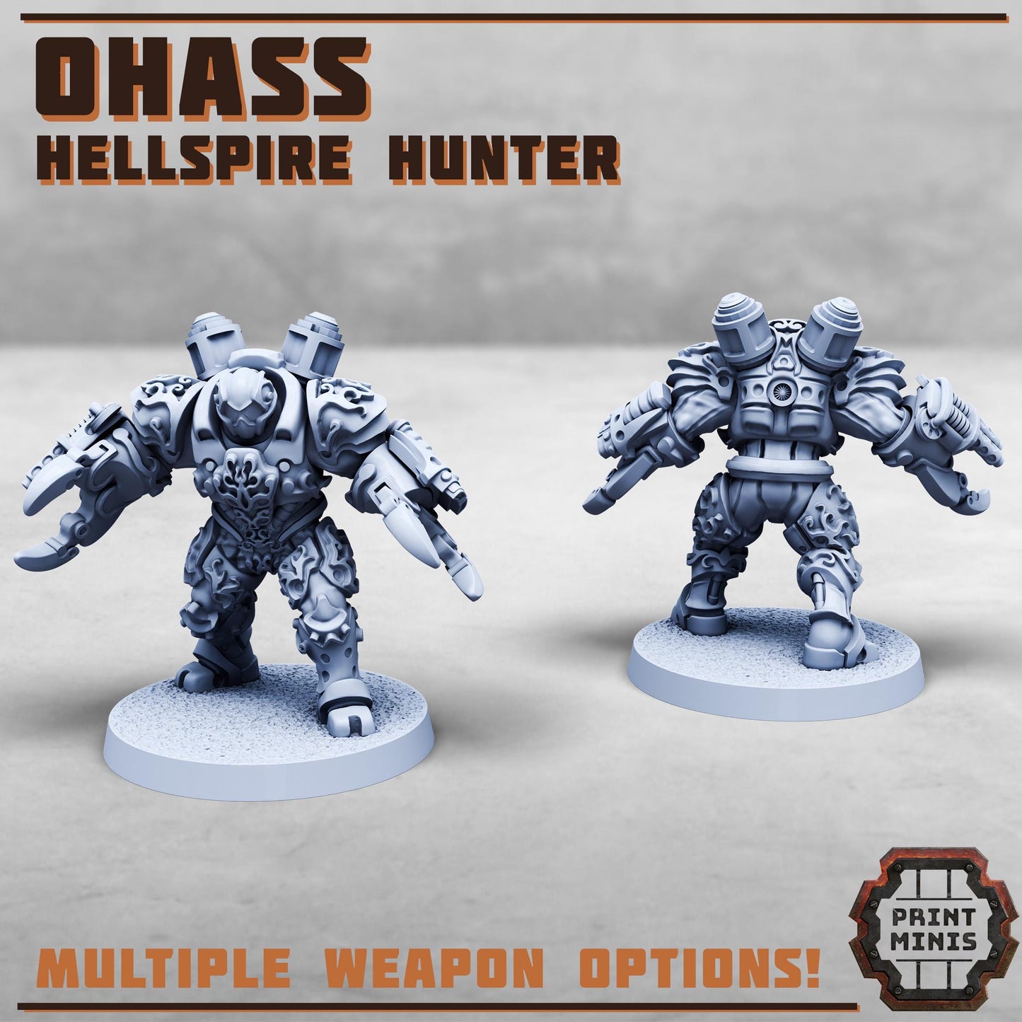 Hellspire Hunters (5 Variants Available) - Print Minis