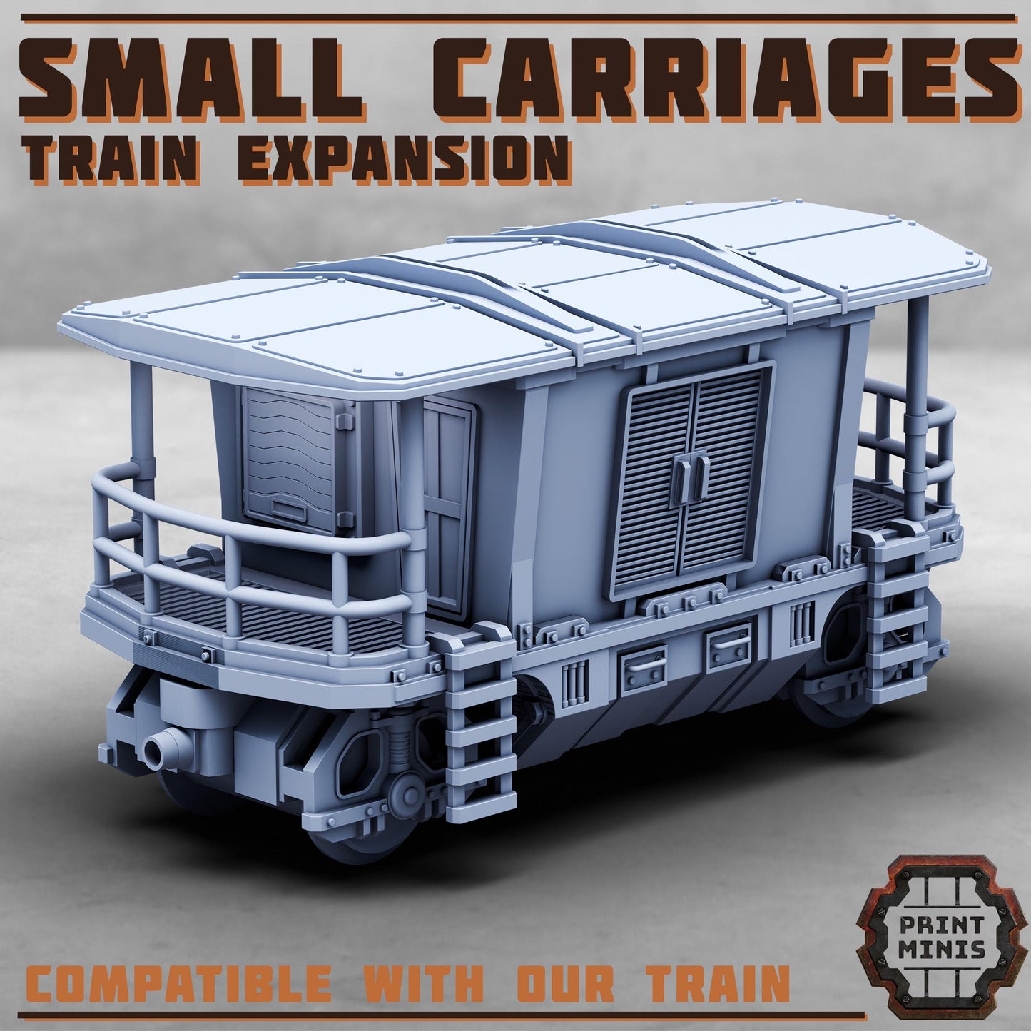 The Ash Canyon Express, Train Carriages - Print Minis