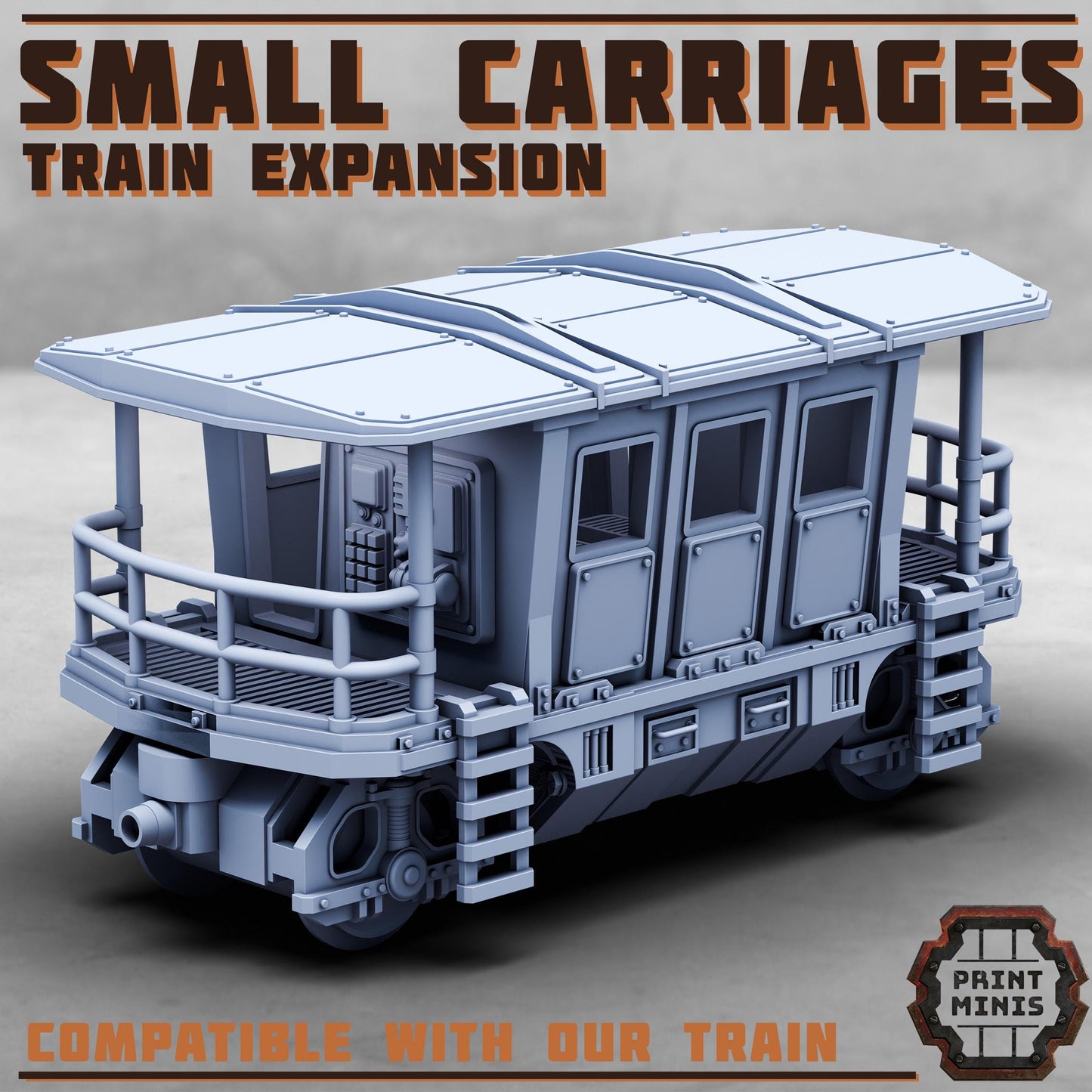 The Ash Canyon Express, Train Carriages - Print Minis