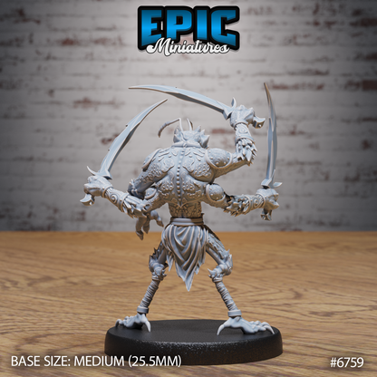 Insectoid Monk, Ant-Folk Fighter (3 Variants Available) - Epic Miniatures
