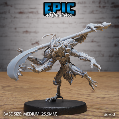 Insectoid Monk, Ant-Folk Fighter (3 Variants Available) - Epic Miniatures