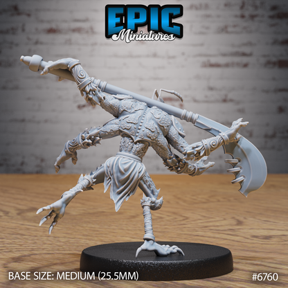 Insectoid Monk, Ant-Folk Fighter (3 Variants Available) - Epic Miniatures