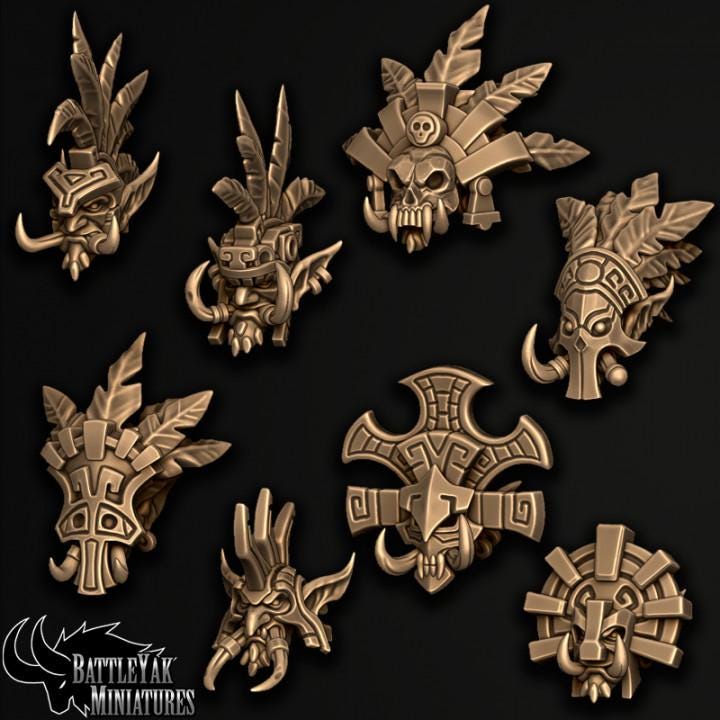 Trollkin Male Heads, Customisation Pack - 28mm Scale (16 Variants Available) - Battle Yak