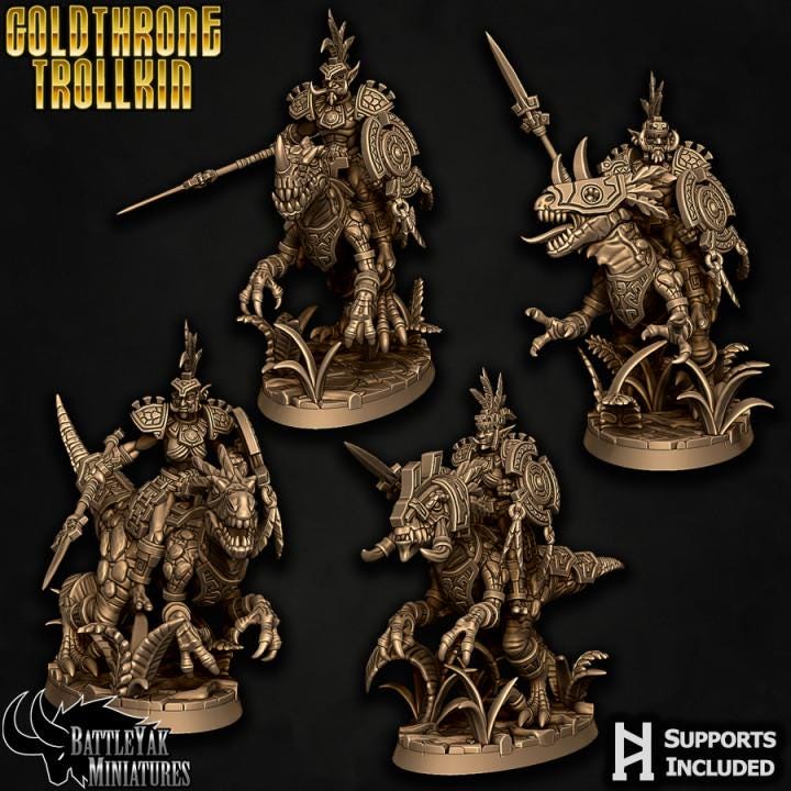 Reptizar Riders (4 Variants Available) - Battle Yak