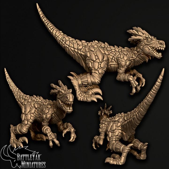 Reptizar Raptors (4 Variants Available) - Battle Yak