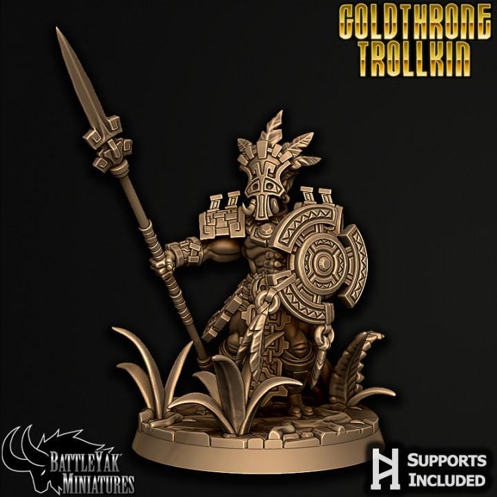 Goldthrone Trollkin, Male Gang (6 Variants Available) - Battle Yak