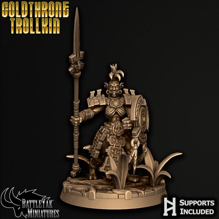 Goldthrone Trollkin, Female Gang (6 Variants Available) - Battle Yak