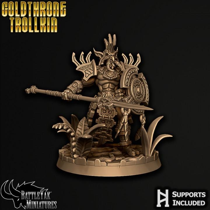 Goldthrone Trollkin, Male Gang (6 Variants Available) - Battle Yak