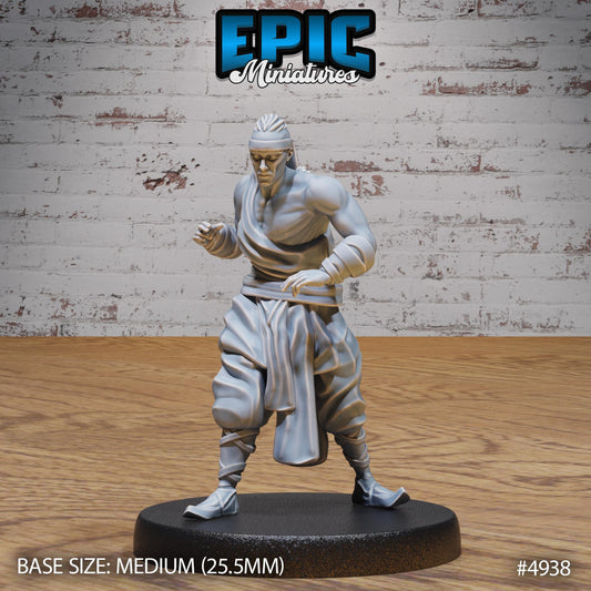 Martial Arts Monk (3 Variants Available) - Epic Miniatures