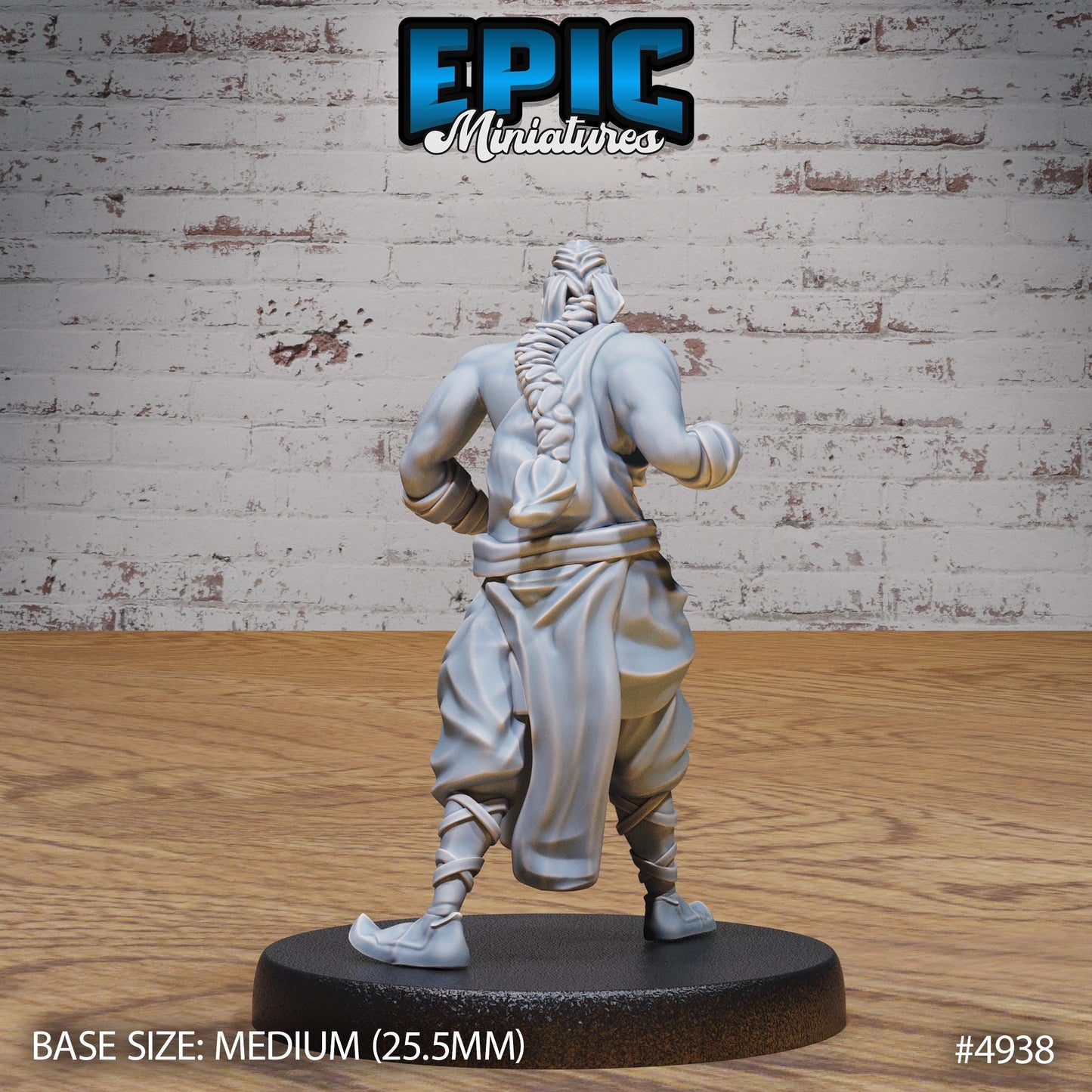 Martial Arts Monk (3 Variants Available) - Epic Miniatures