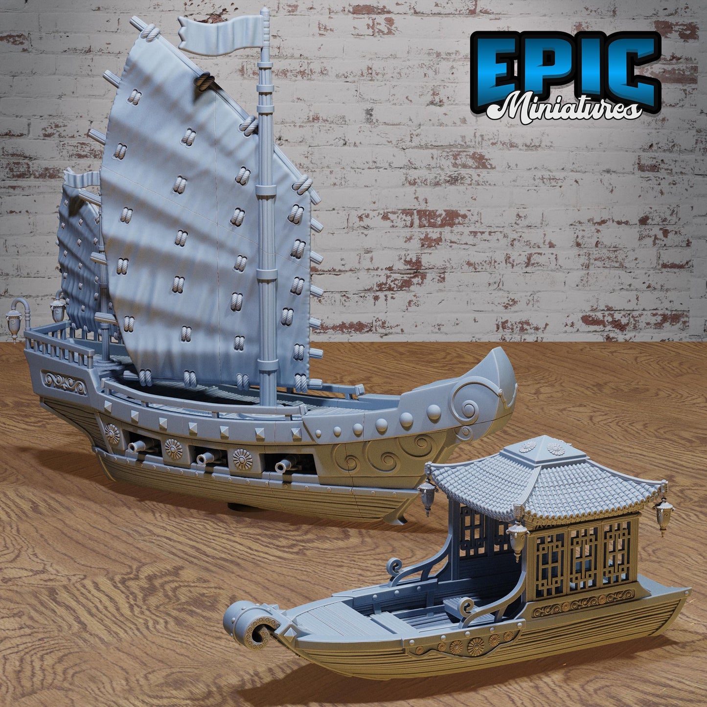Eastern Boats (2 Variants Available) - Epic Miniatures