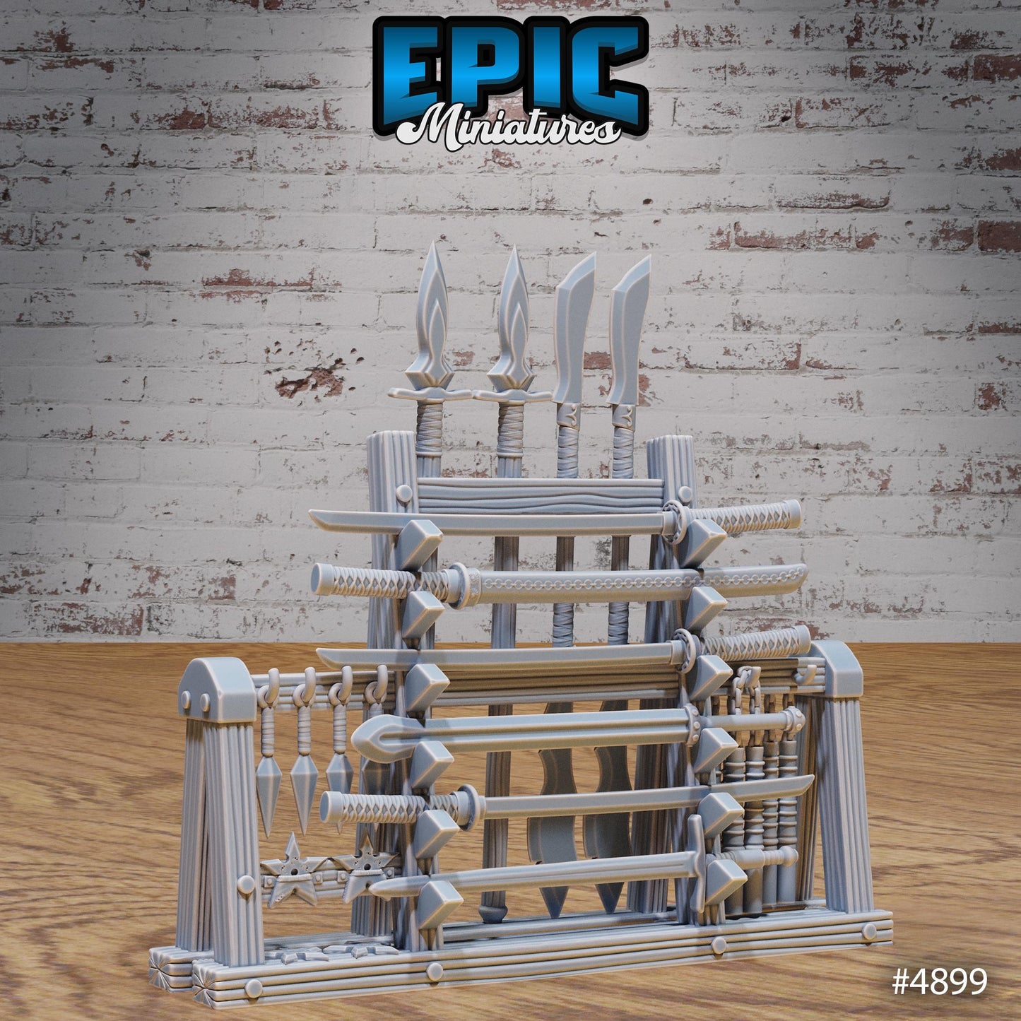 Eastern Temple Adventuring Terrain, Scatter Set (6 Variants Available) - Epic Miniatures