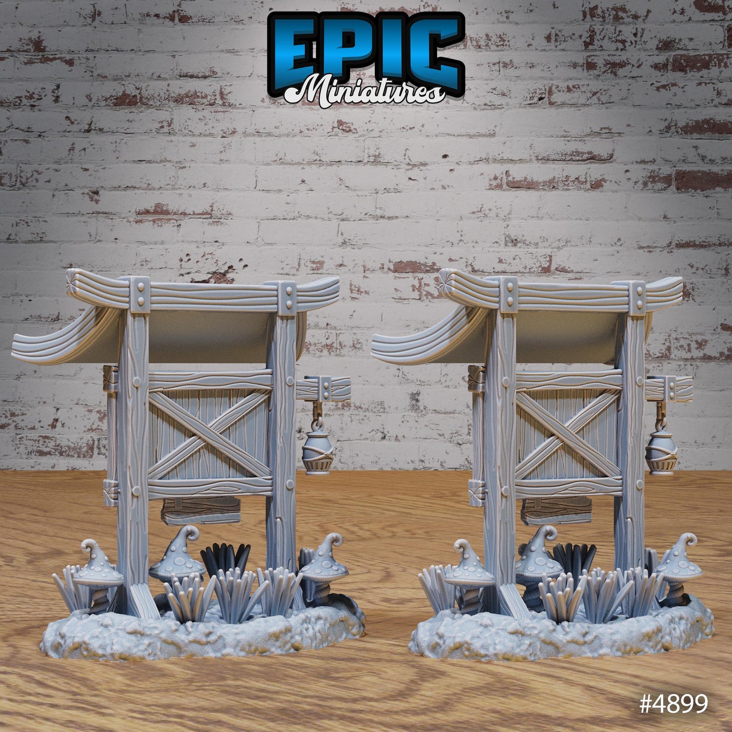 Eastern Temple Adventuring Terrain, Scatter Set (6 Variants Available) - Epic Miniatures