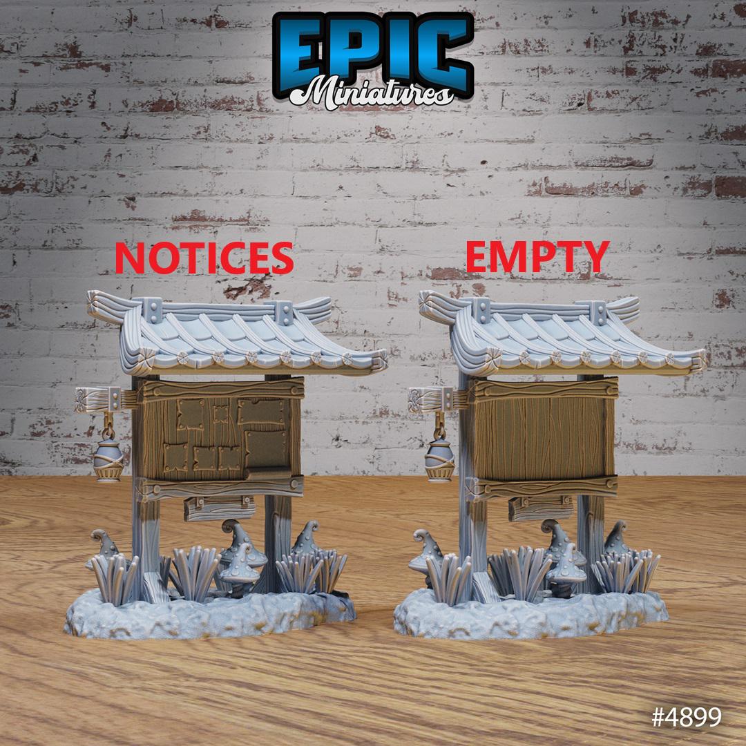 Eastern Temple Adventuring Terrain, Scatter Set (6 Variants Available) - Epic Miniatures