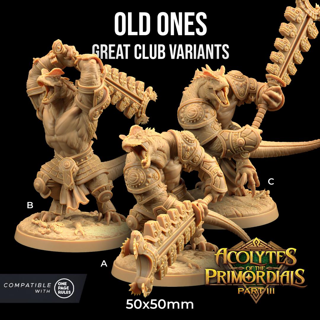 Old Ones, Great Club Squad (3 Variants Available) - Dragon Trapper's Lodge