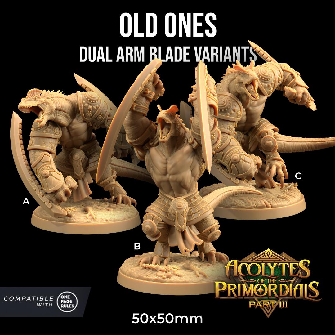 Old Ones, Arm Blades Squad (3 Variants Available) - Dragon Trapper's Lodge