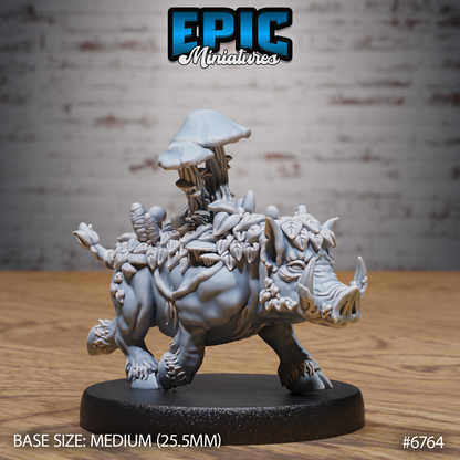 Mushroom Boar (3 Variants Available) - Epic Miniatures