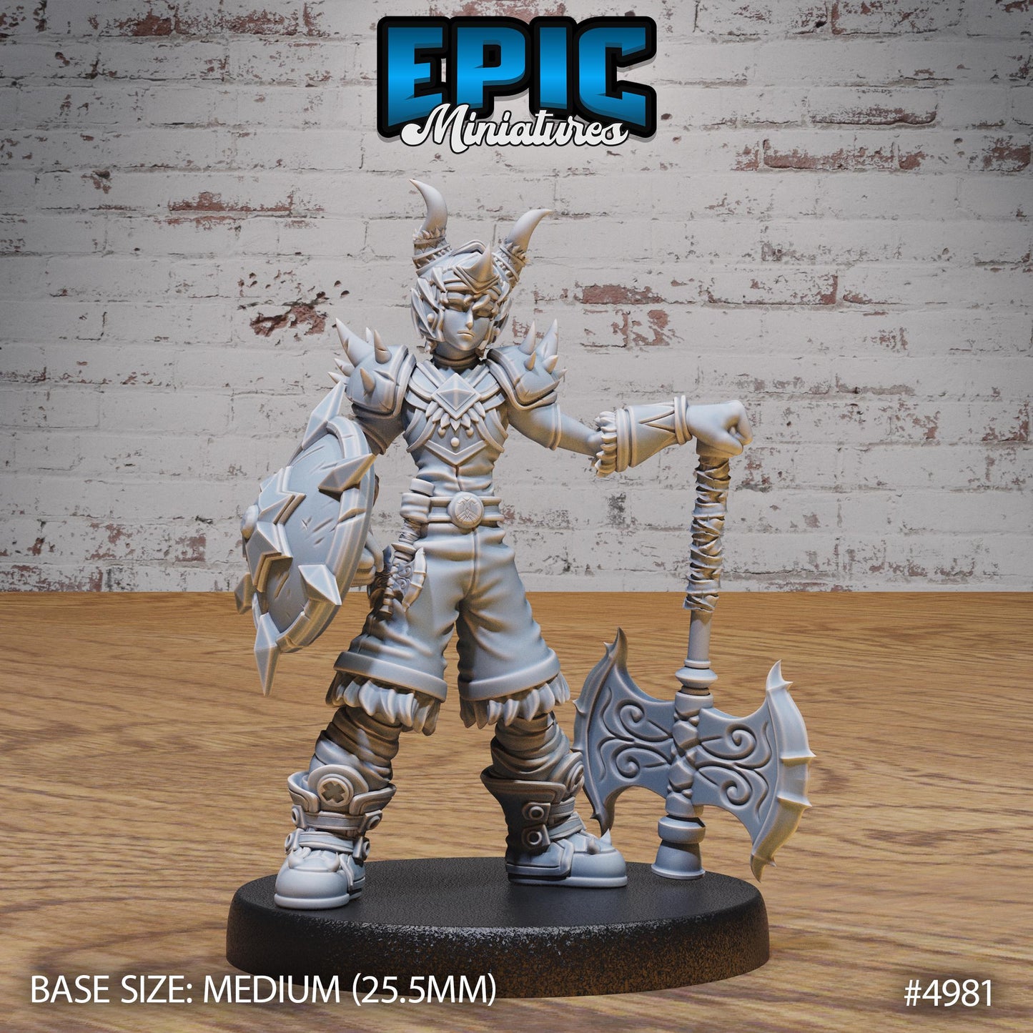 Young Barbarian (3 Variants Available) - Epic Miniatures