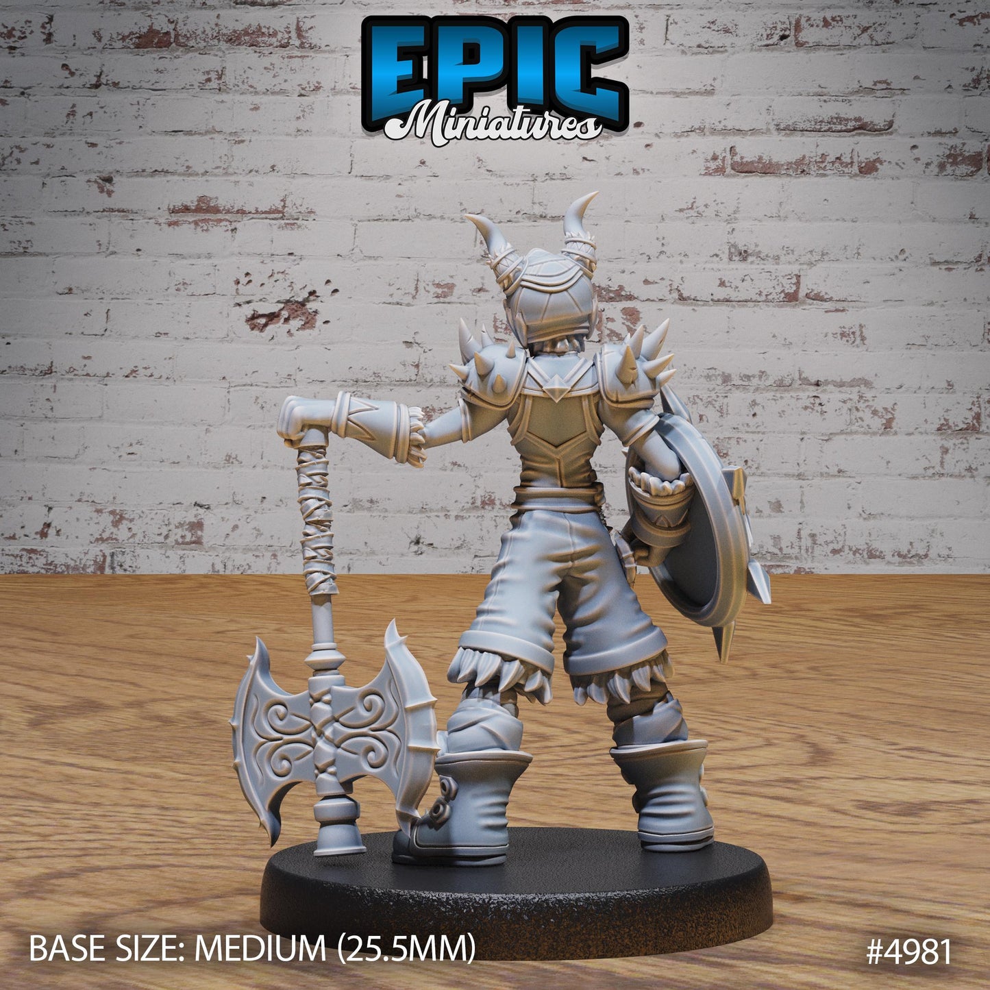 Young Barbarian (3 Variants Available) - Epic Miniatures