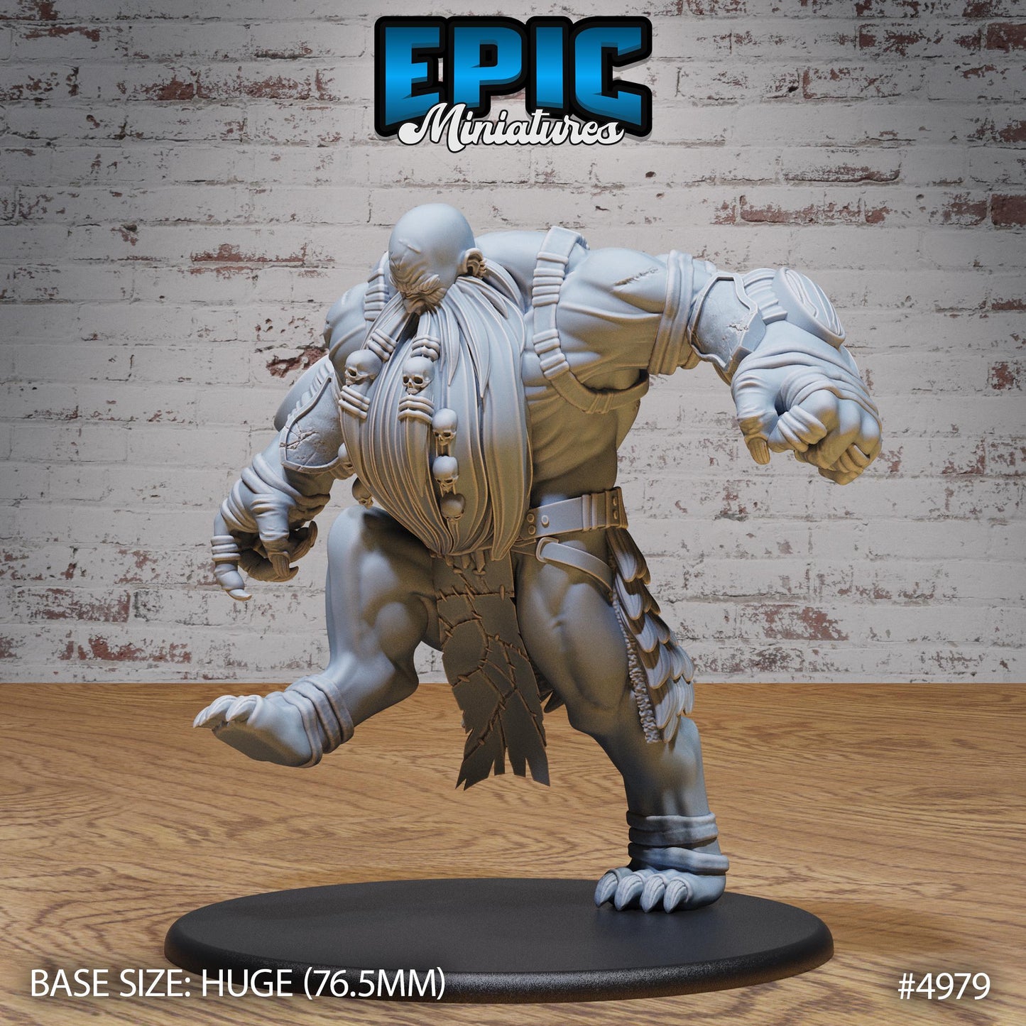 Hill Giant Smasher (3 Variants Available) - Epic Miniatures