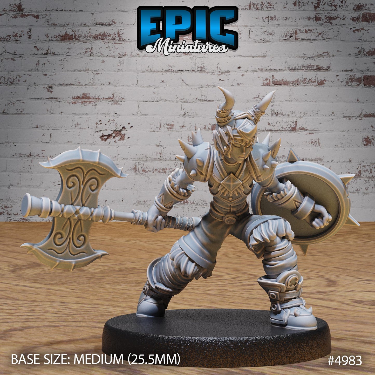 Young Barbarian (3 Variants Available) - Epic Miniatures