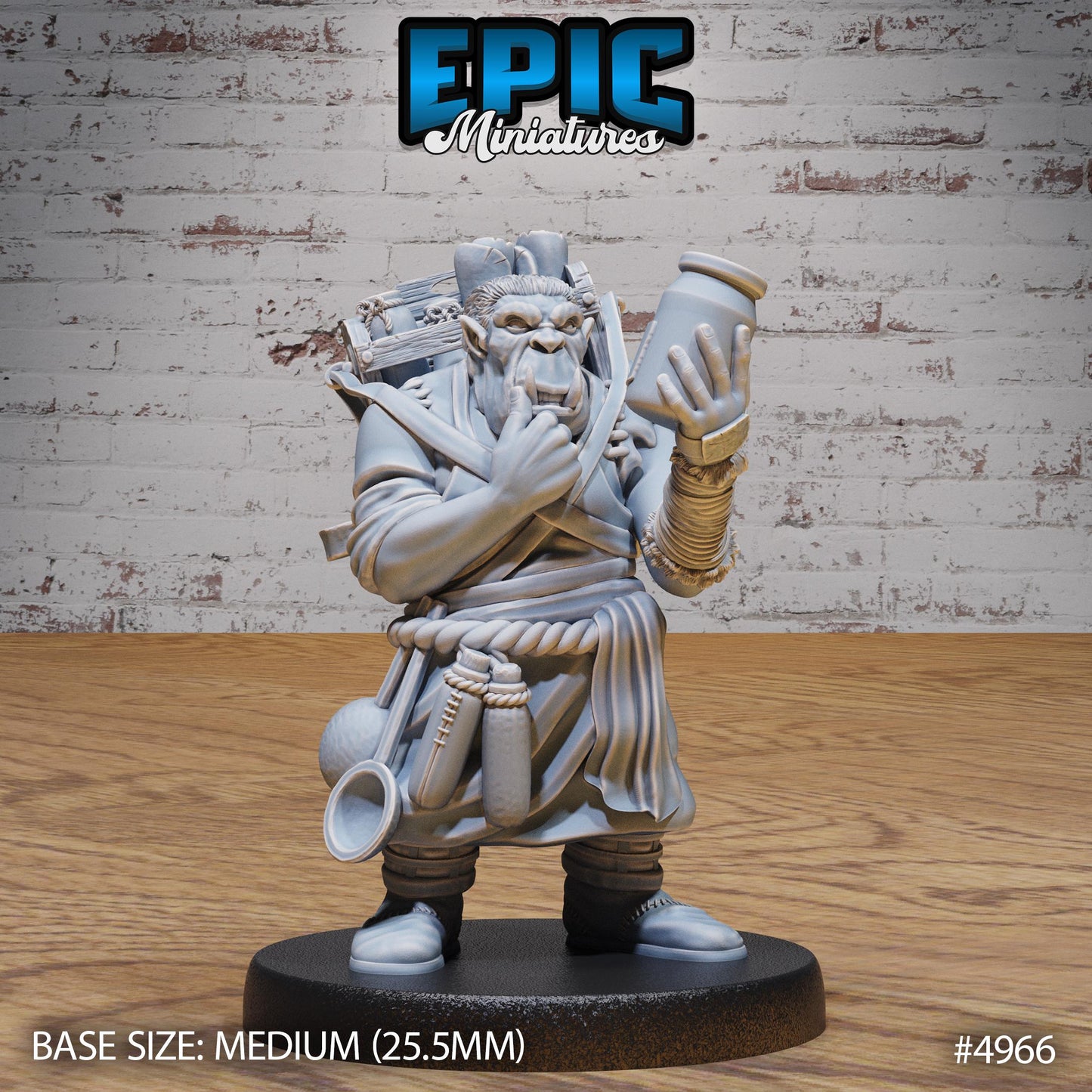 Grey Orc Alchemist (3 Variants Available) - Epic Miniatures