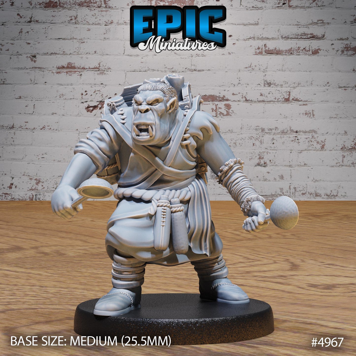 Grey Orc Alchemist (3 Variants Available) - Epic Miniatures