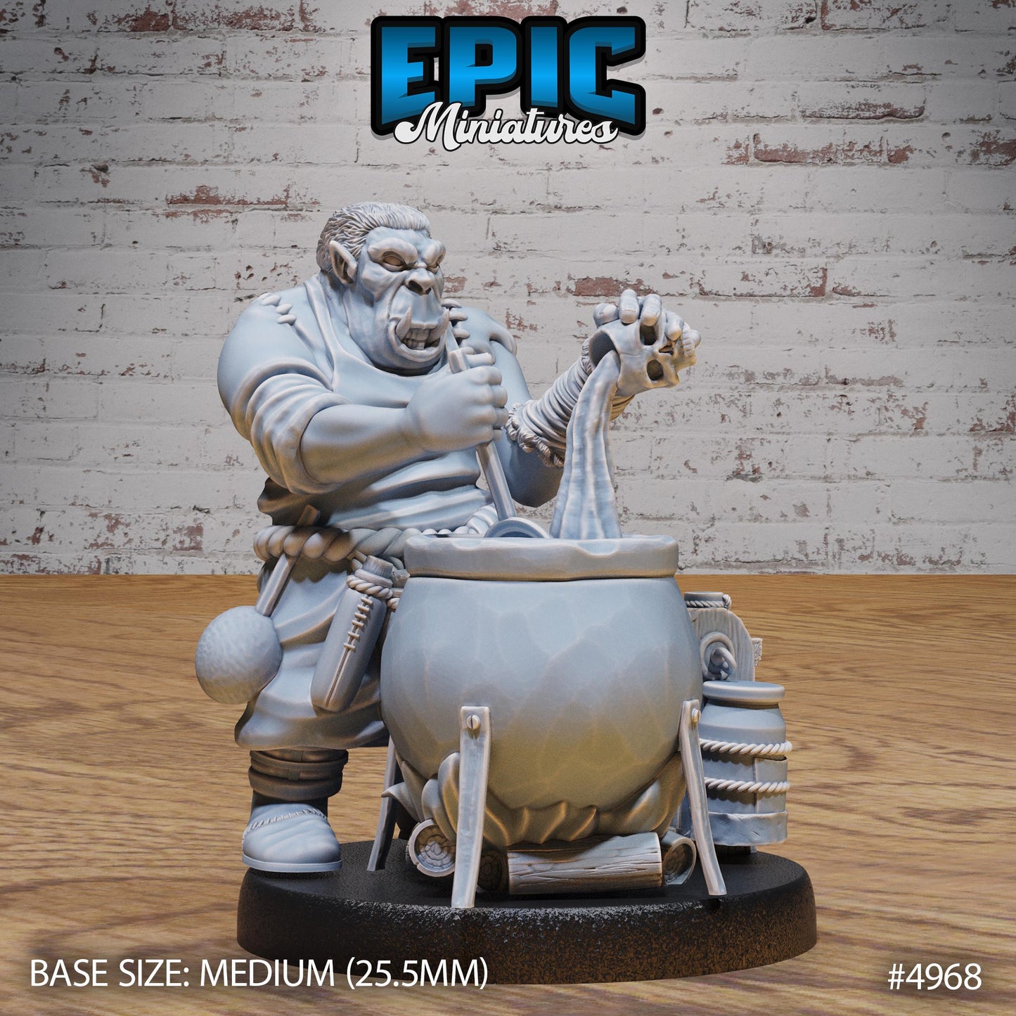 Grey Orc Alchemist (3 Variants Available) - Epic Miniatures