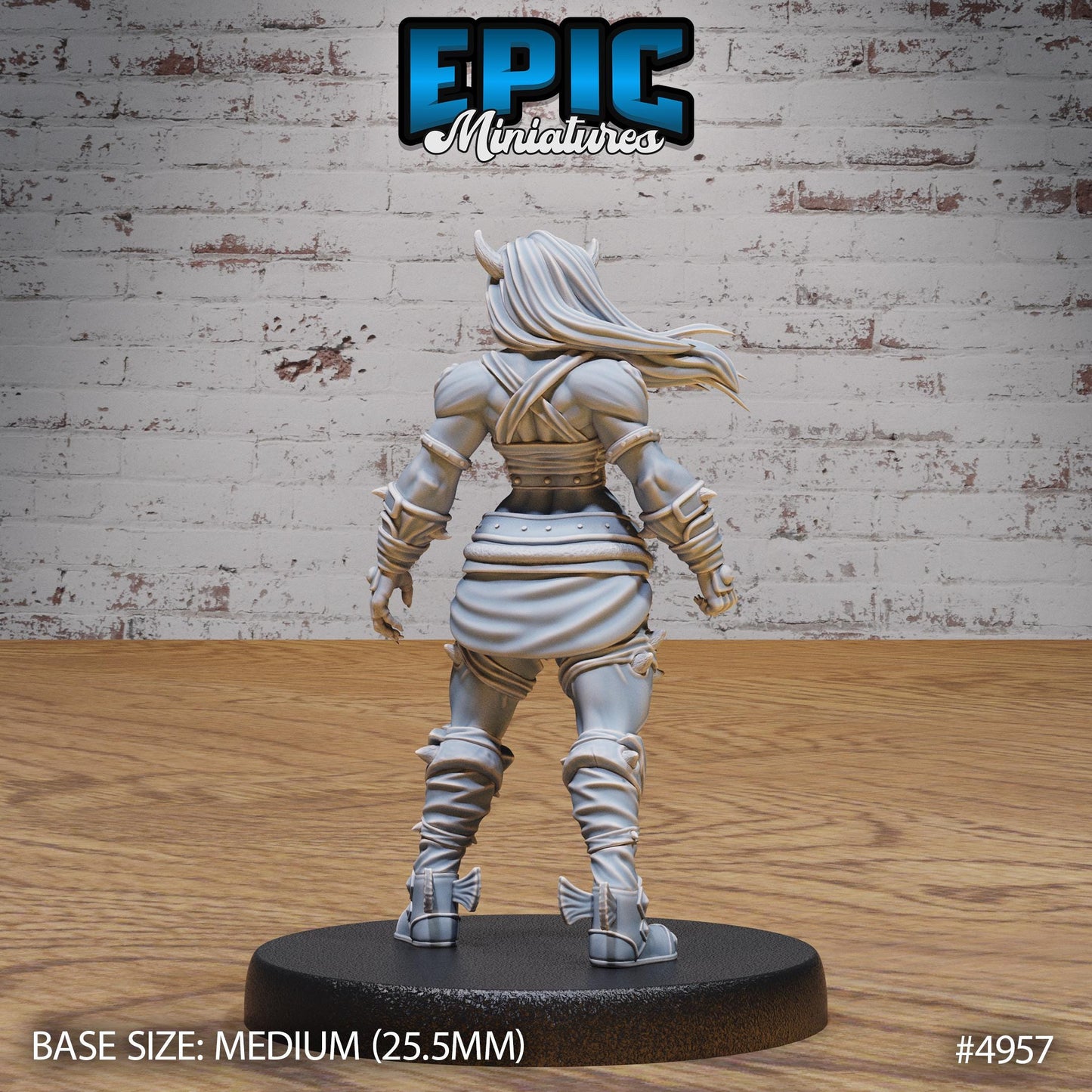 Orc Tiefling Female (3 Variants Available) - Epic Miniatures