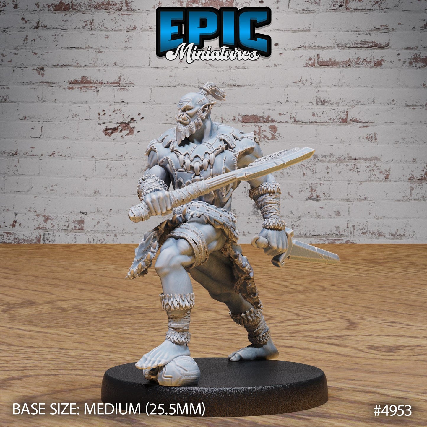 Orc Warrior (3 Variants Available) - Epic Miniatures