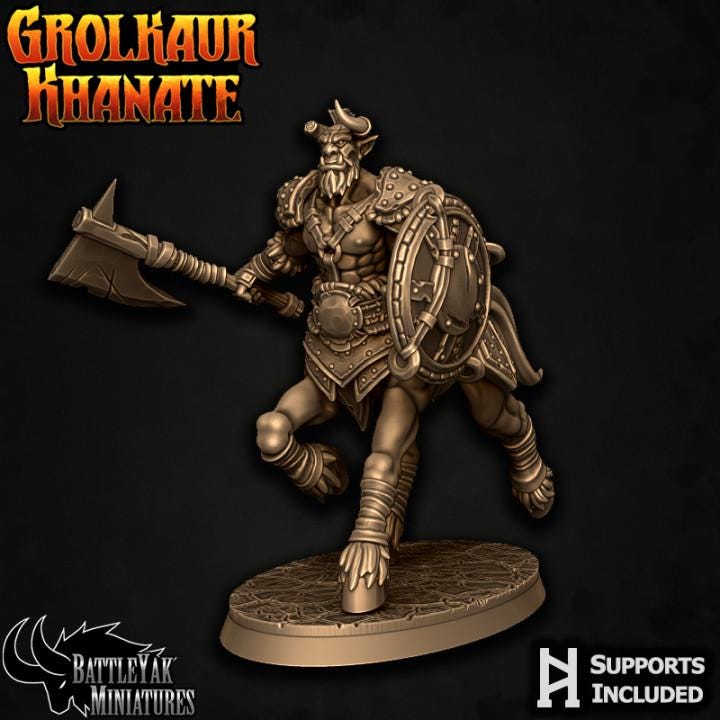 Grolkaur Marauder Centaurs (6 Variants Available) - Battle Yak