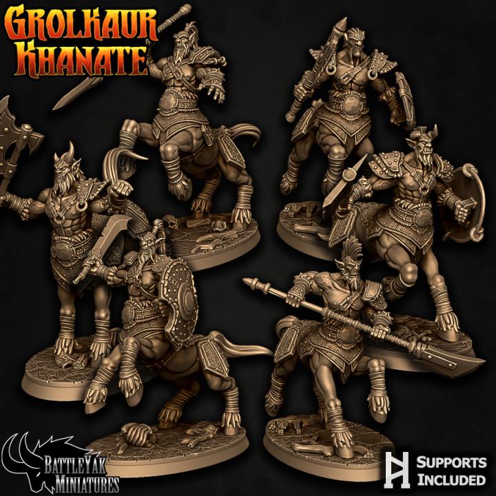 Grolkaur Marauder Centaurs (6 Variants Available) - Battle Yak