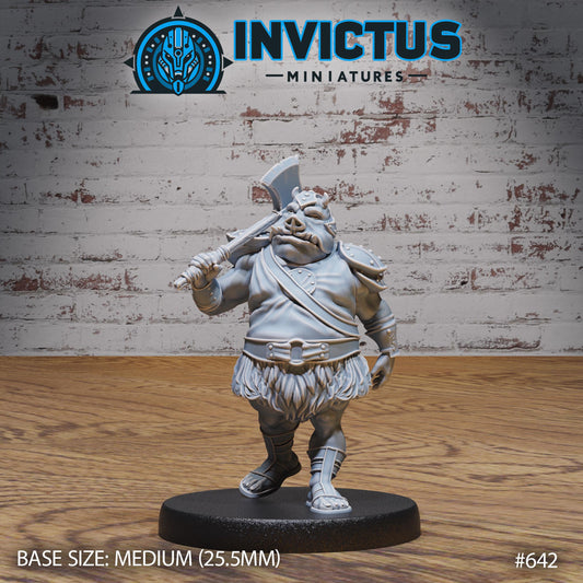 Space Boar Thug (3 Variants Available) - Invictus Miniatures