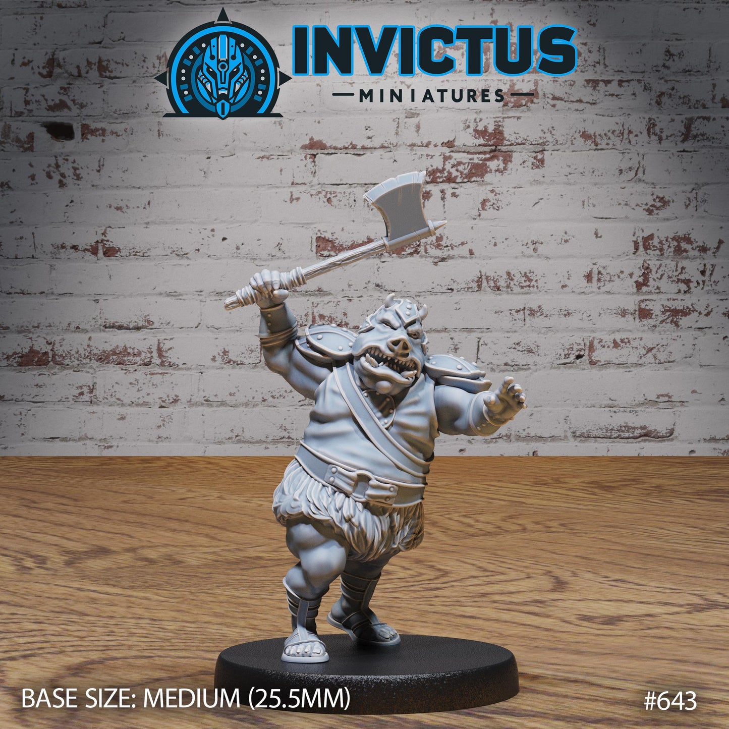 Space Boar Thug (3 Variants Available) - Invictus Miniatures