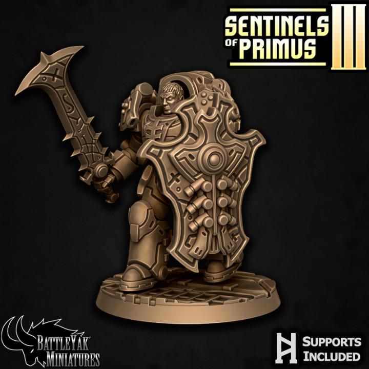 Sentinel Paladins of Primus, Melee (6 Variants Available) - Battle Yak