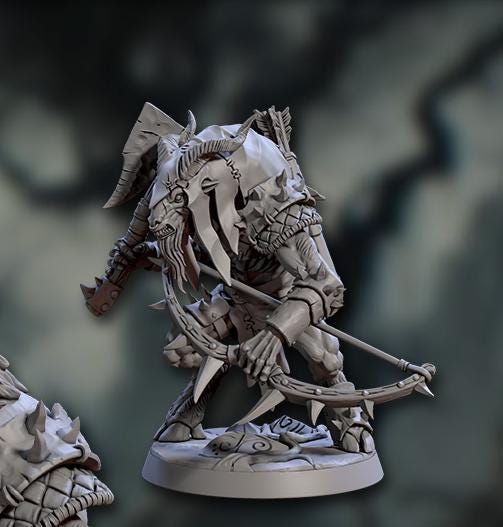 Gobor Beastmen Warriors, Set 2 (6 Variants Available) - Artisan Guild
