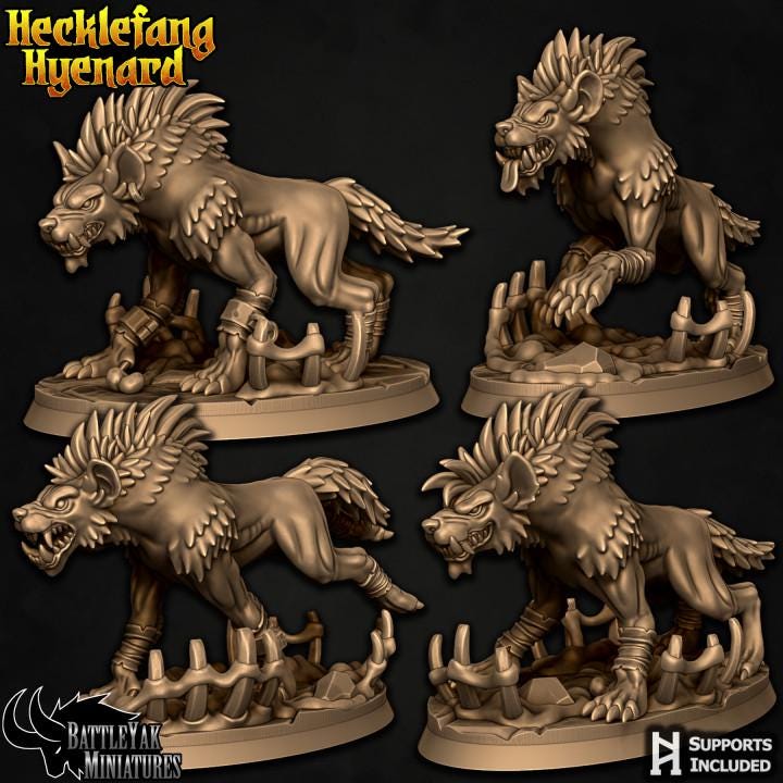 Wildyowl Hyena Pack (4 Variants Available) - Battle Yak