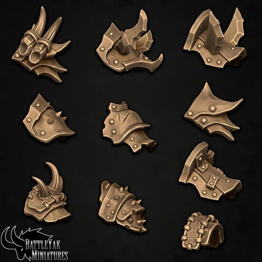 Hecklefang Pauldrons, Customisation Pack (10 Variants Available) - Battle Yak
