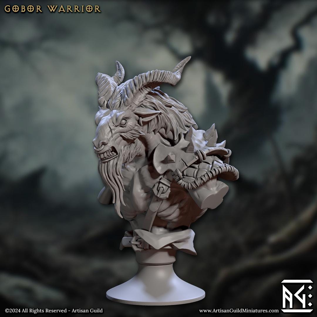 Gobor Warrior Bust - Artisan Guild