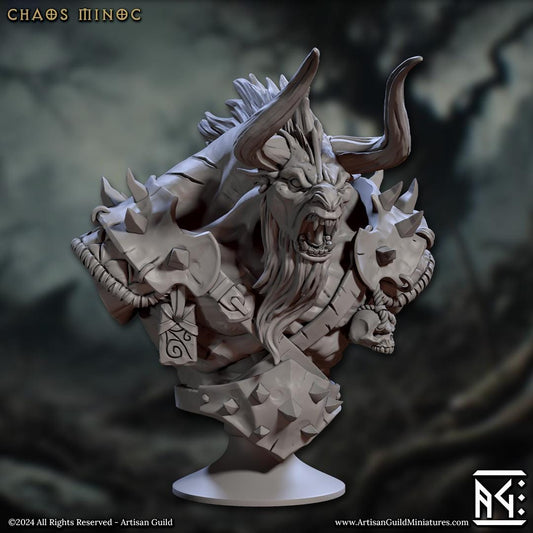 Chaos Minoc Bust - Artisan Guild