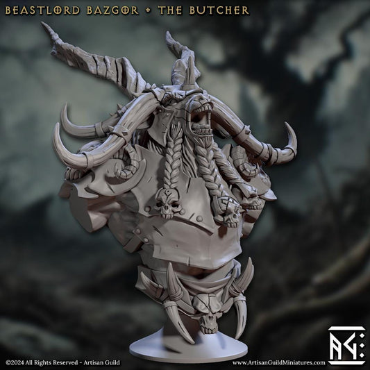 Beastlord Bazgor the Butcher Bust - Artisan Guild